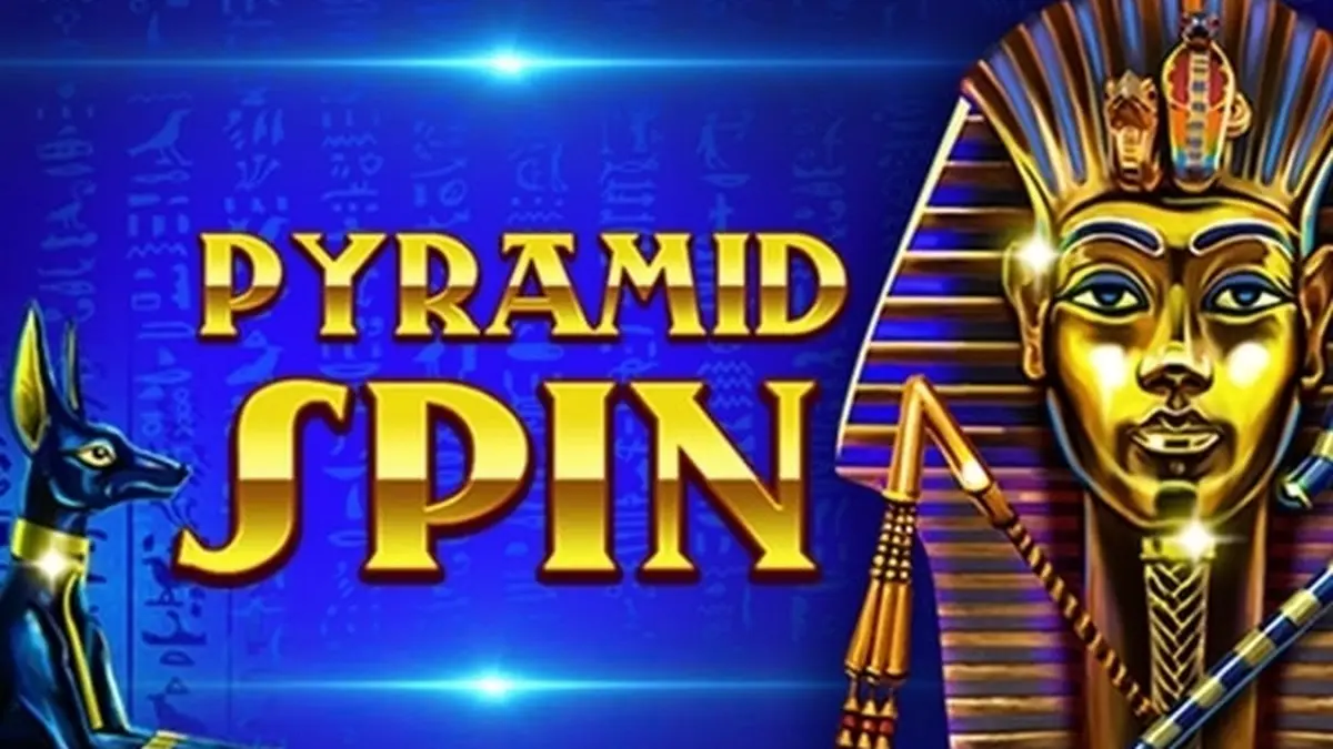 Tampilan antarmuka permainan slot Pyramid Spin pada perangkat seluler