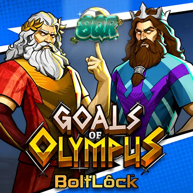 Tampilan visual slot Goals of Olympus BoltLock dengan elemen stadion dan mitologi